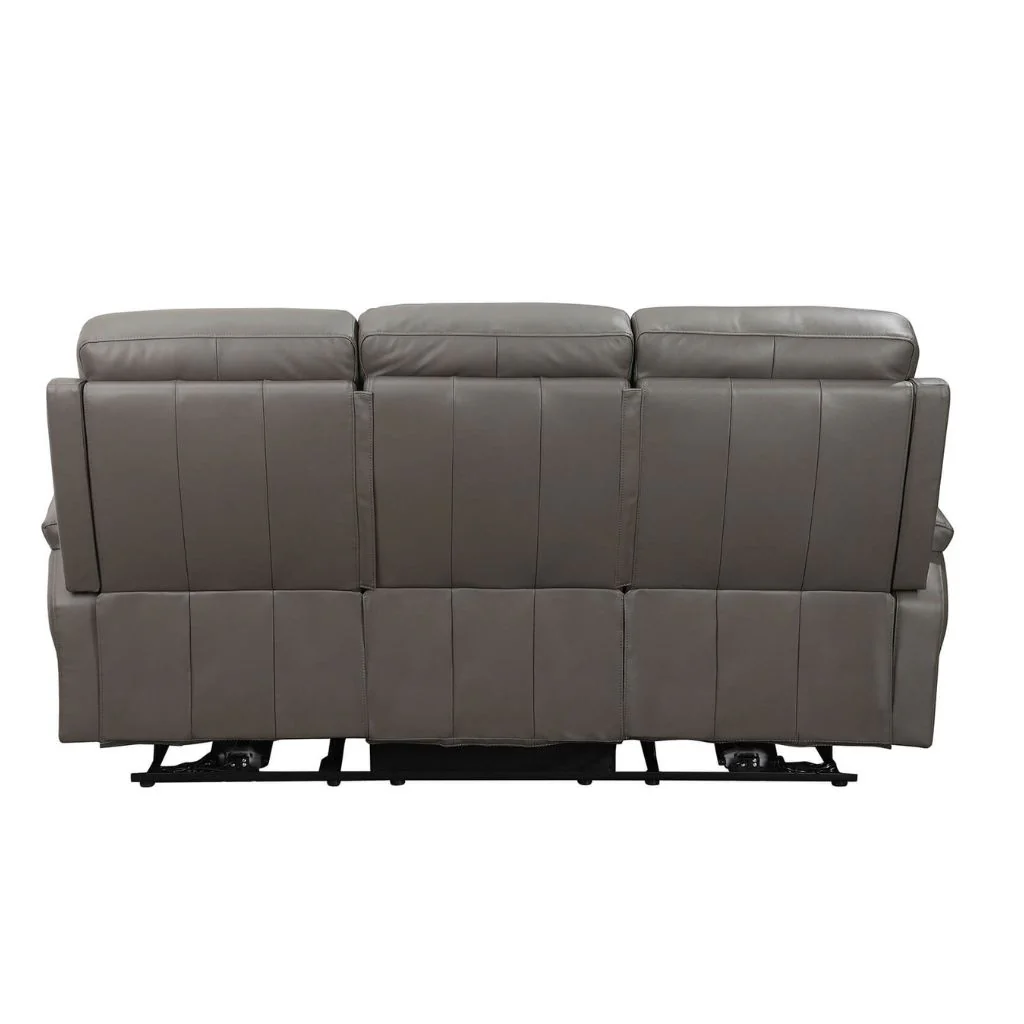 Nardo Truffle Leather Electric Reclining Sofa Range by Vida Living - Image 5