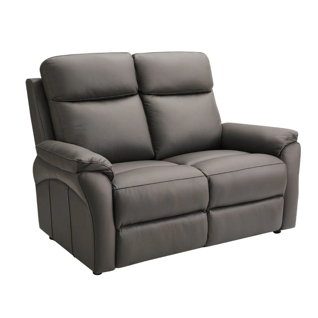 Nardo Truffle Leather Fixed Sofa Range by Vida Living - Image 3