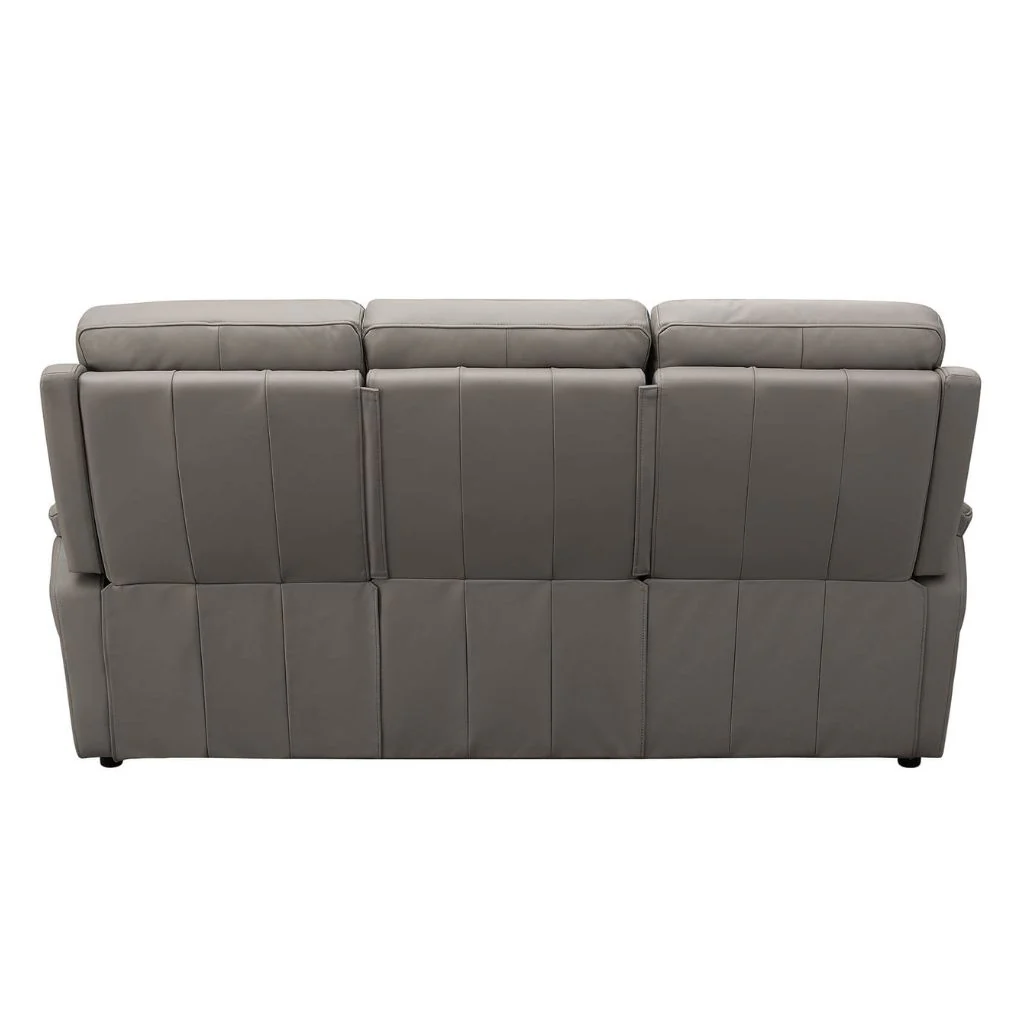 Nardo Truffle Leather Fixed Sofa Range by Vida Living - Image 5