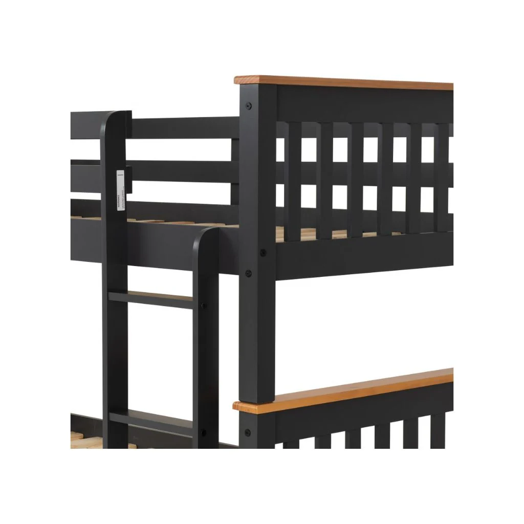Neptune Grey/Oak Effect 3ft Bunk Bed by Wholesale Beds - Image 6