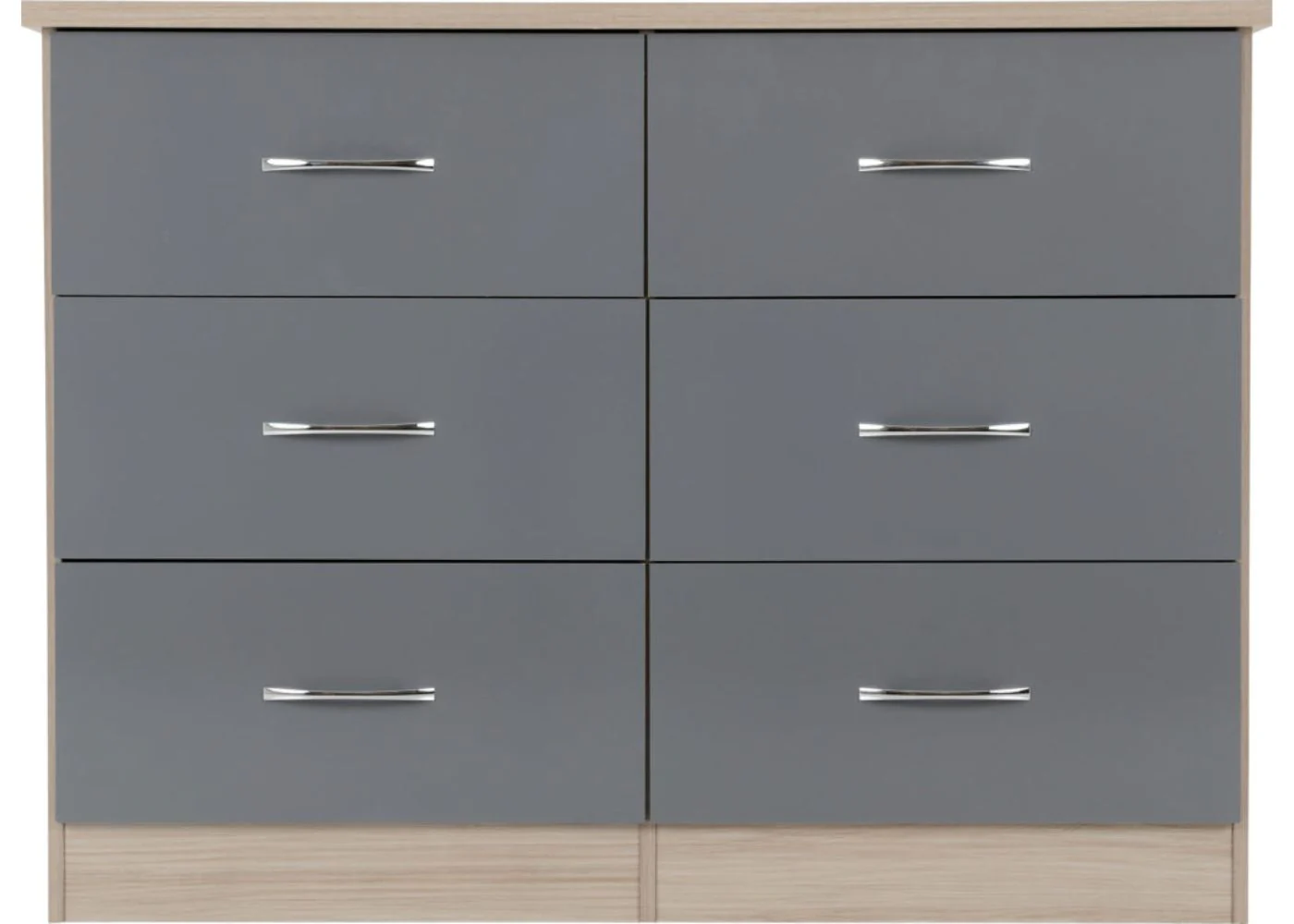 Nevada Grey Gloss 3 Piece Bedroom Furniture Set by Wholesale Beds & Furniture - Image 13