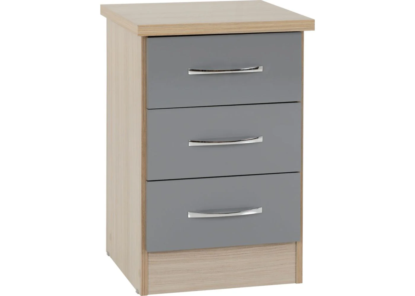 Nevada Grey Gloss 4 Piece Bedroom Furniture Set inc. Mirrored Robe by Wholesale Beds & Furniture - Image 7