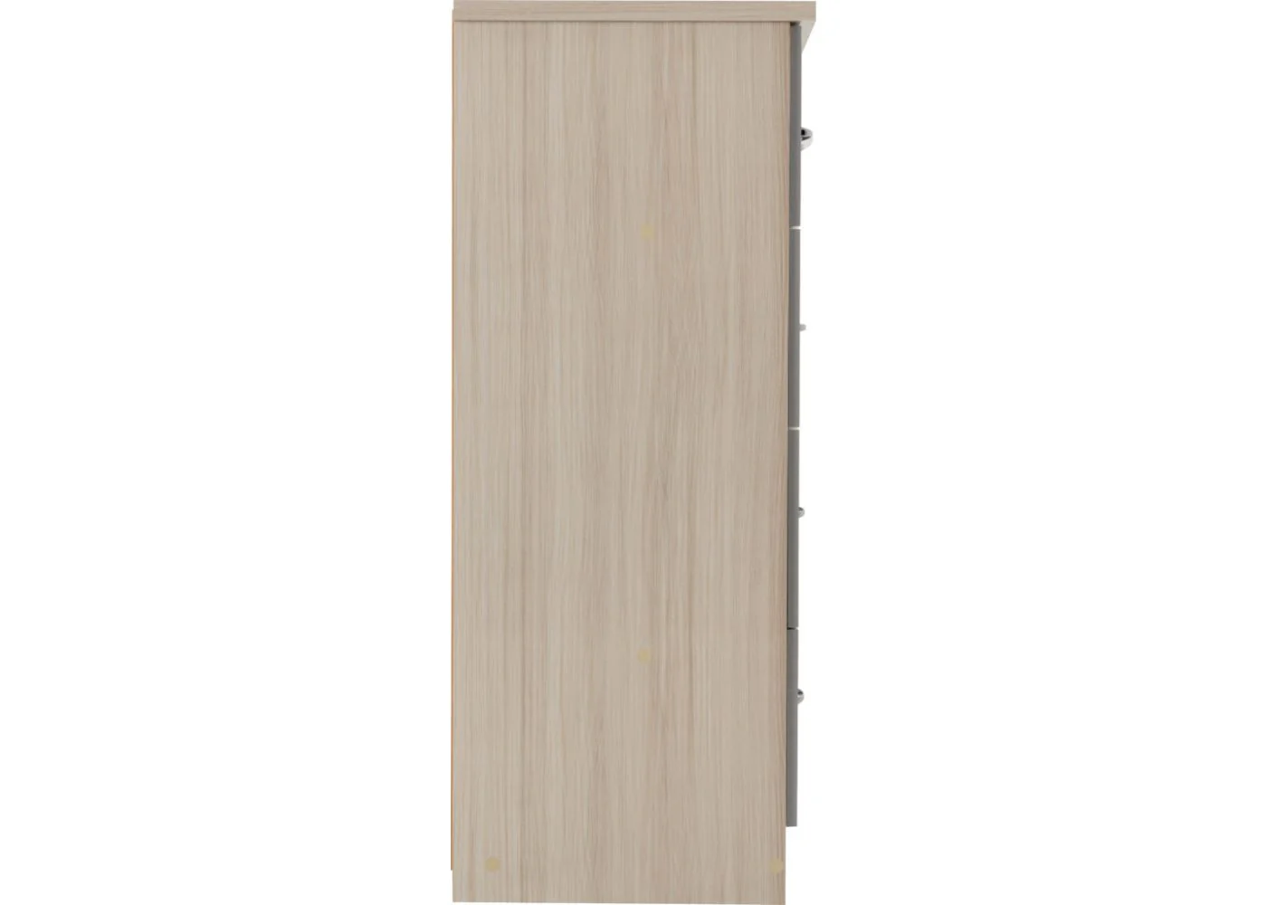 Wholesale Nevada Grey Gloss and Light Oak Effect 4 Piece Bedroom Furniture Set - Grey Bedroom Furniture Set with Light Oak Effect - Image 14