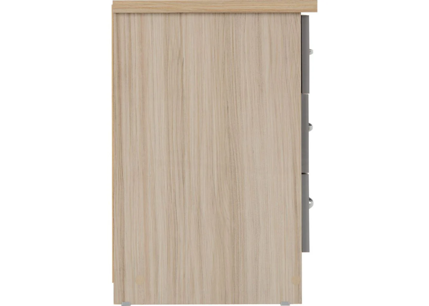 Wholesale Nevada Grey Gloss and Light Oak Effect 4 Piece Bedroom Furniture Set - Grey Bedroom Furniture Set with Light Oak Effect - Image 9