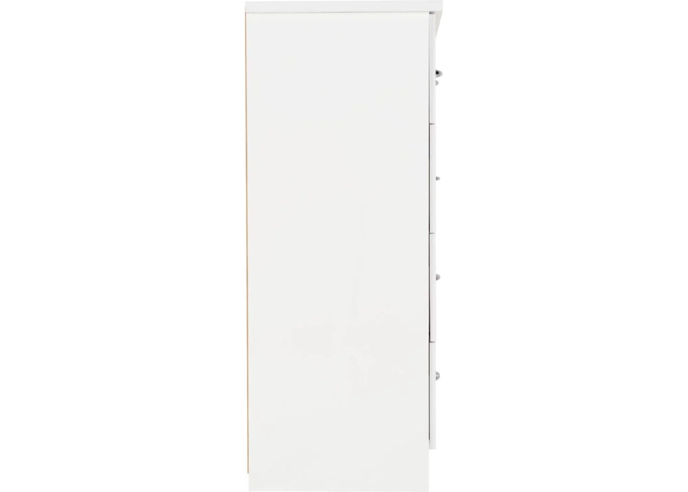 Wholesale Nevada White Gloss 2-Over-3-Drawer Chest in White Colour - Image 5