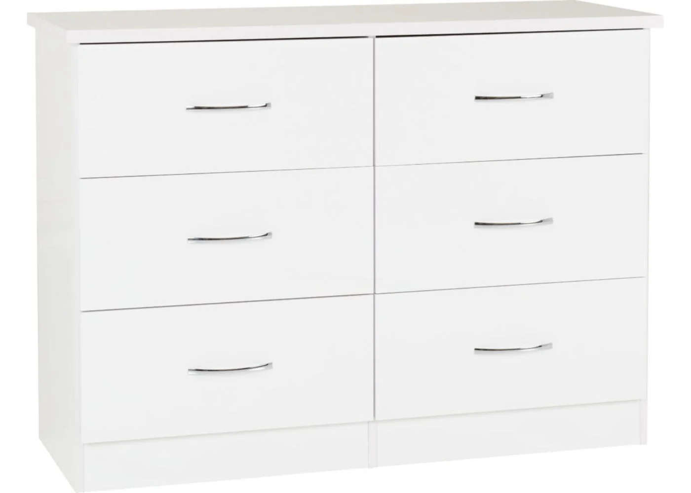 Nevada White Gloss 3 Piece Bedroom Furniture Set by Wholesale Beds & Furniture - Image 11