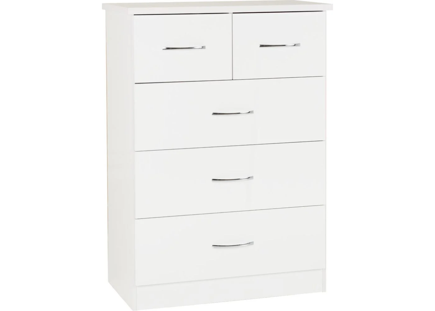 Nevada White Gloss 4 Piece Bedroom Furniture Set inc. Mirrored Robe by Wholesale Beds & Furniture - Image 11