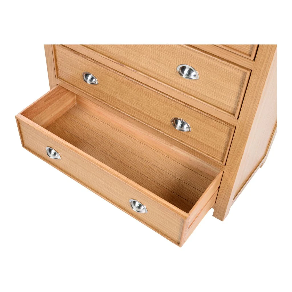Newbury Light Oak 5 Drawer Chest by Honey B - Image 3