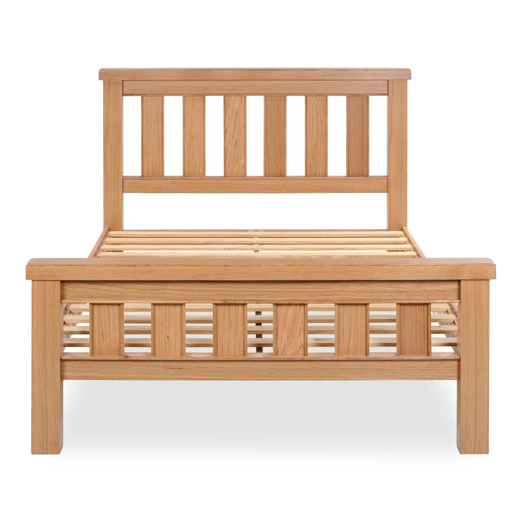 Newbury Light Oak Bedframe Range by Honey B