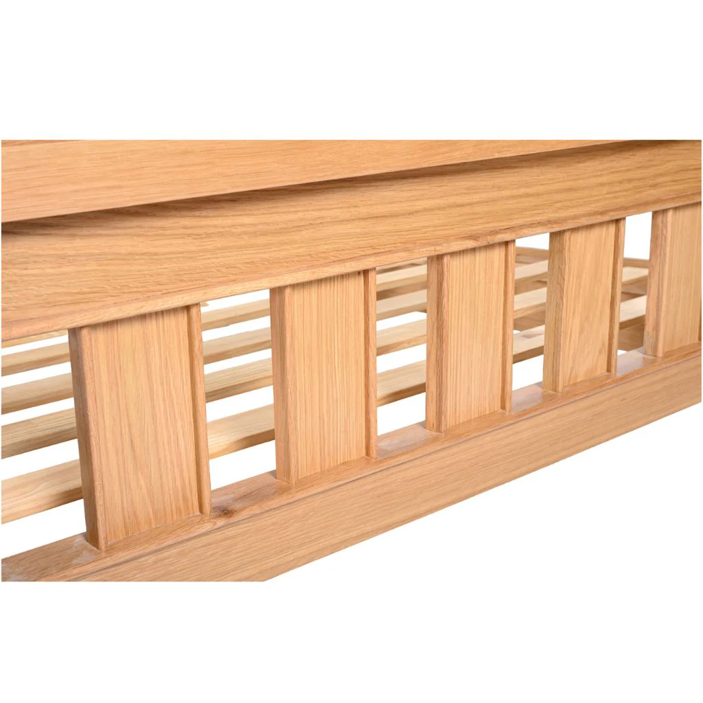 Newbury Light Oak Bedframe Range by Honey B - Image 4