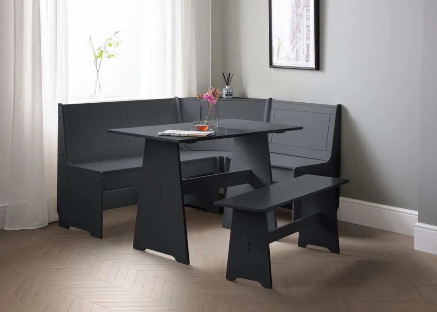 Newport Corner Dining Set Range by Julian Bowen - Image 5