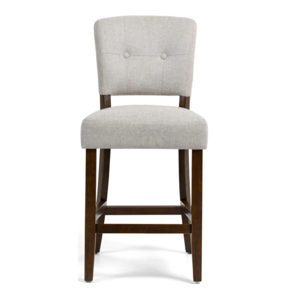 Oakridge Beige Fabric Counter Stool by Annaghmore
