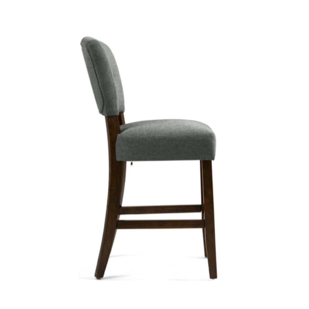 Oakridge Grey Fabric Counter Stool by Annaghmore - Image 2