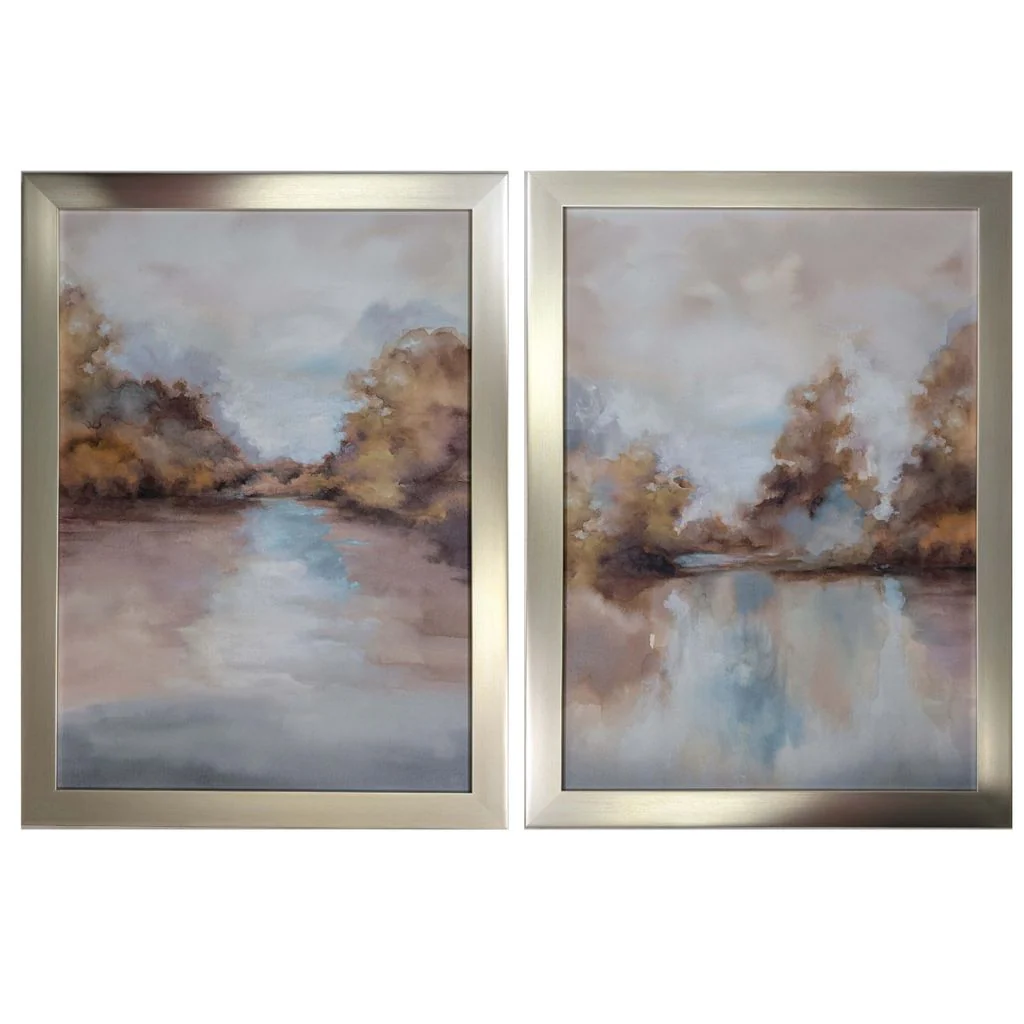 Oasis Of Tranquility Set of 2 Framed Pictures by Artsource