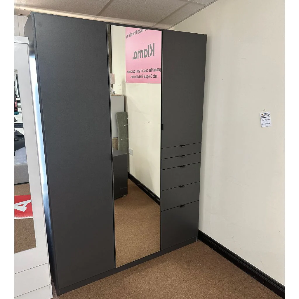 Ontario Metallic Grey Wardrobe Range by Rauch