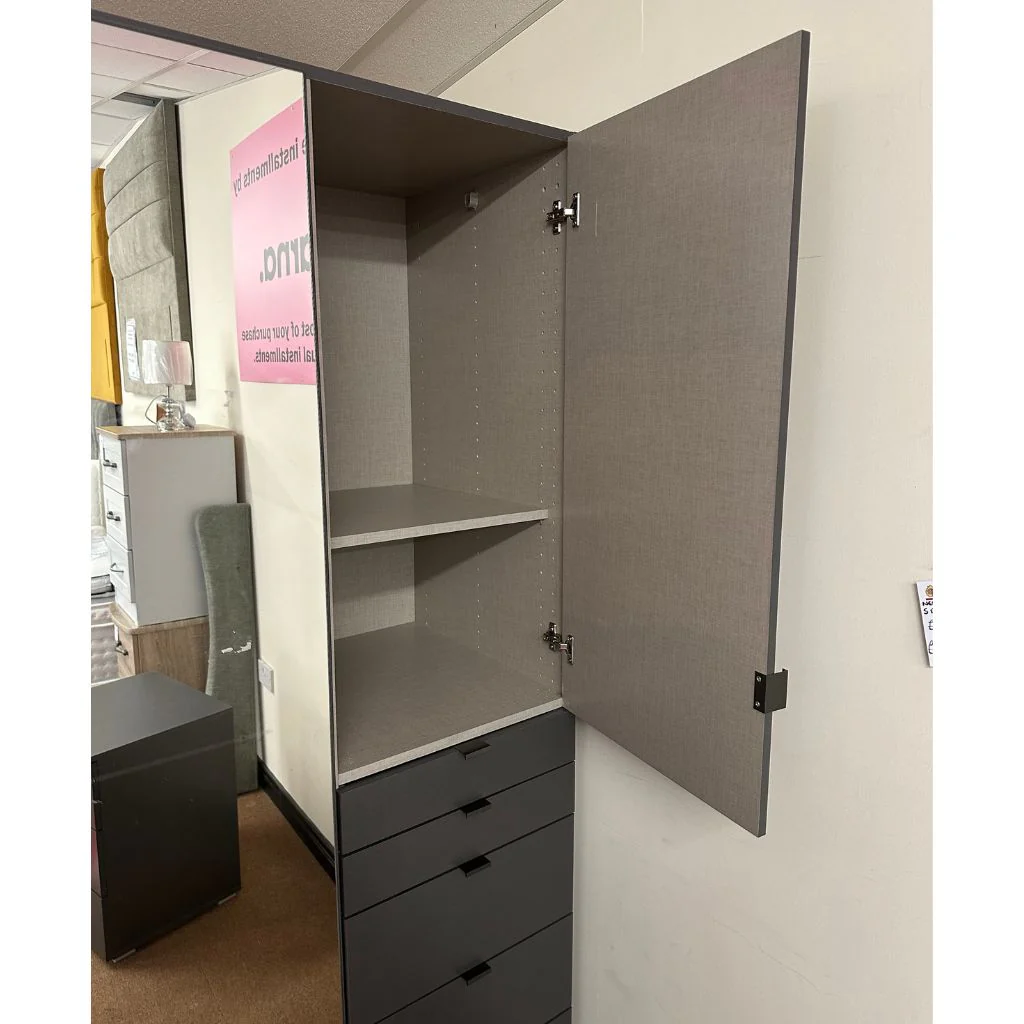 Ontario Metallic Grey Wardrobe Range by Rauch - Image 3