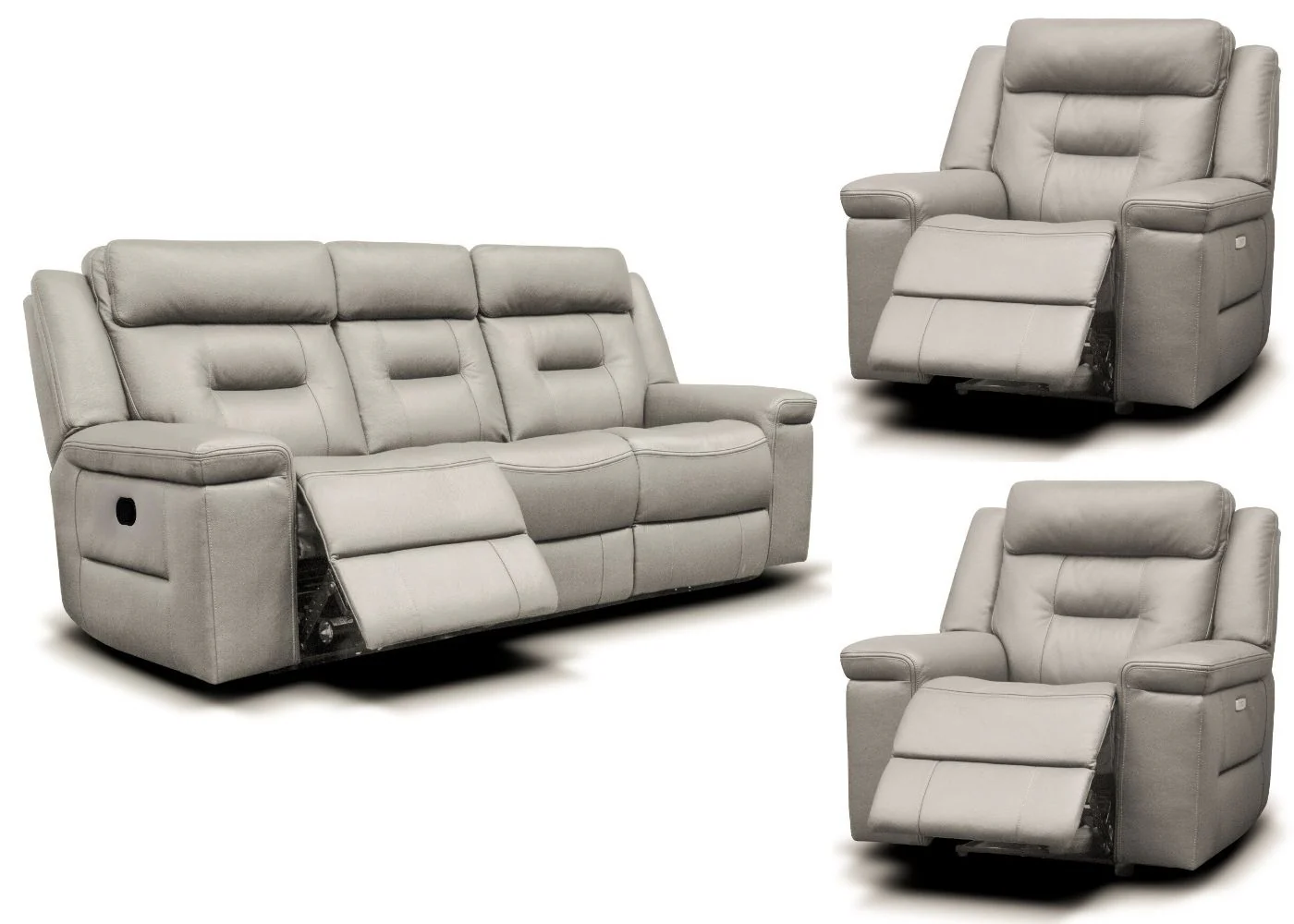 Osbourne Full Leather Sofa Range by SofaHouse - Image 67