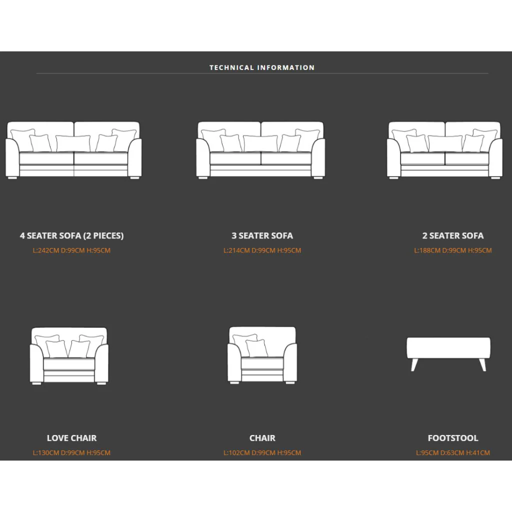 Oscar Sofa Range by Lebus - Image 13