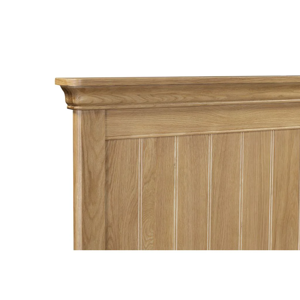 Oslo Light Oak Bedframe Range by Honey B - Image 3