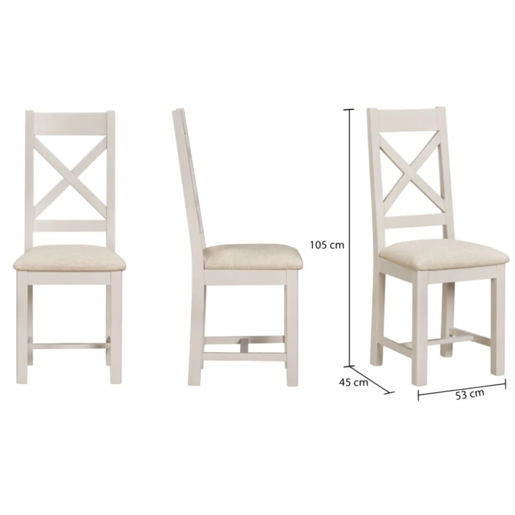 Pair of Windermere Dining Chairs by Annaghmore - Image 3