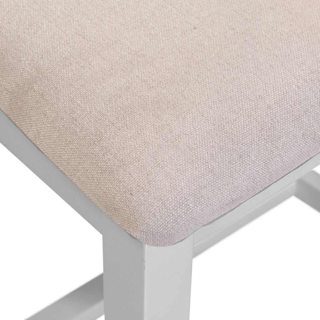 Pair of Windsor Pebble Grey Cross Back Dining Chairs by Wholesale - Image 4