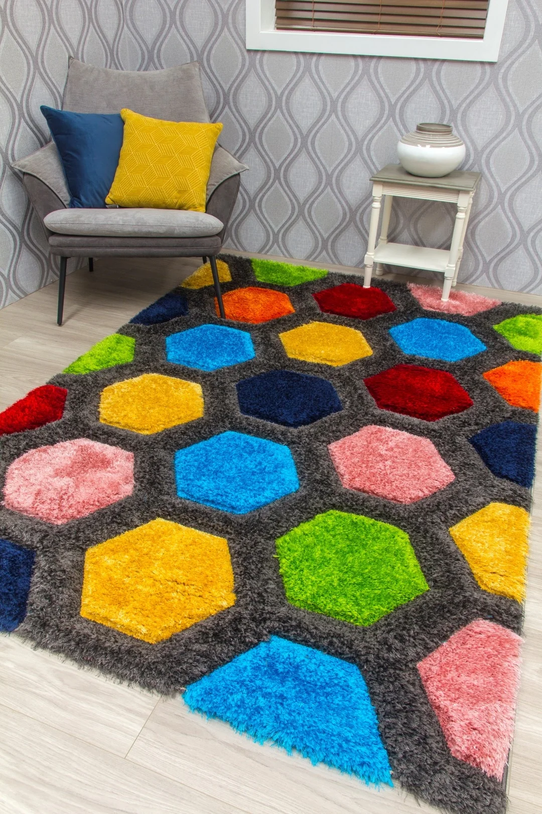 Paradise Honeycomb Rug Range by Floor Trends - Image 2