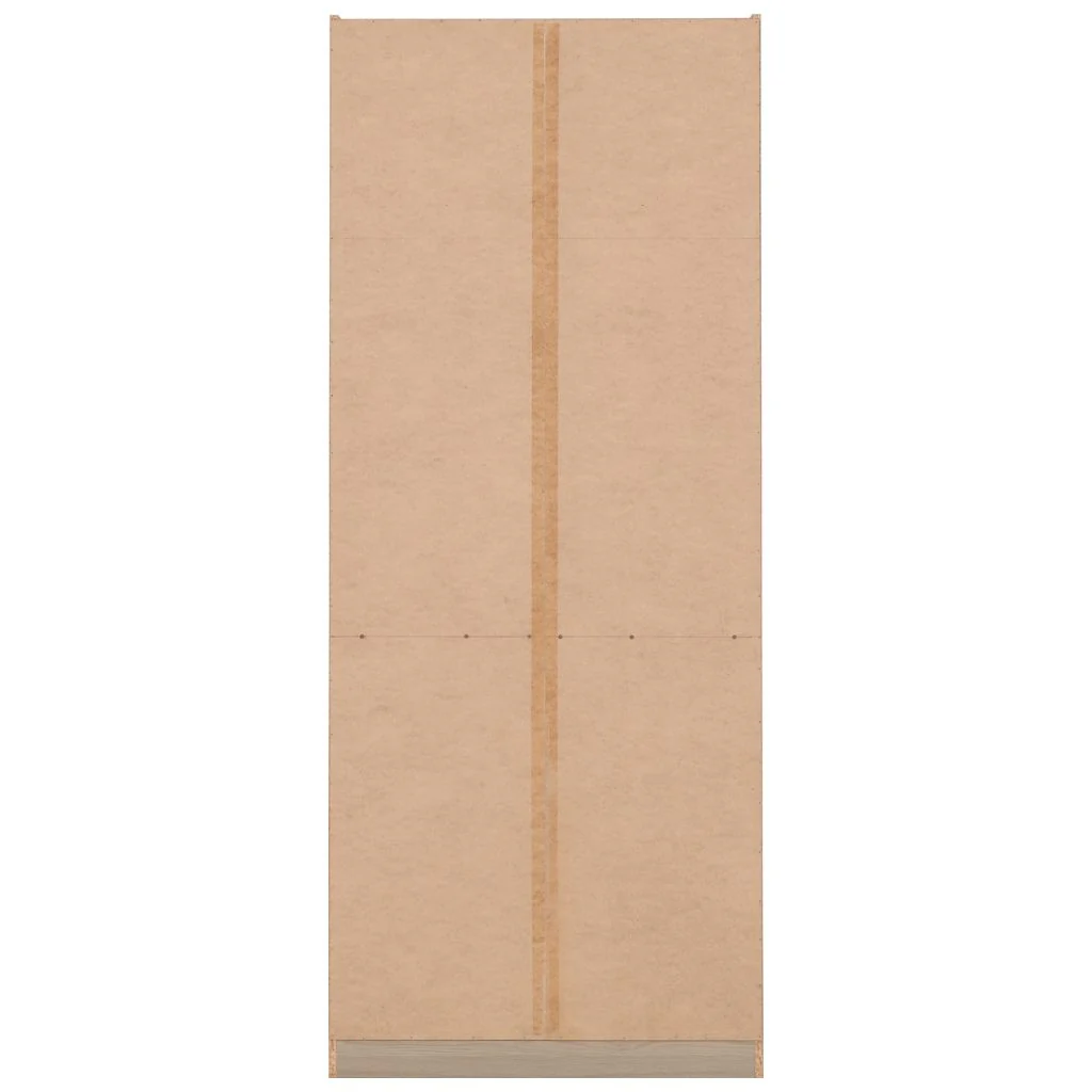 Paris Smoked Ash 2 Door Mirrored Wardrobe by Wholesale - Image 6
