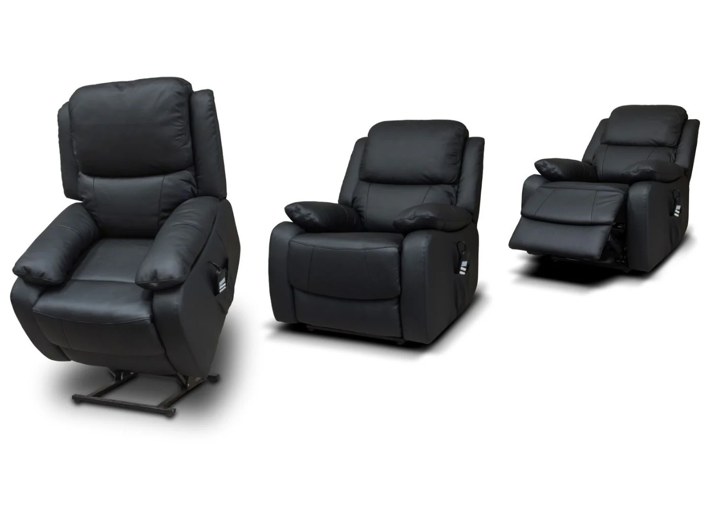 Parker Leather 1 Seater Lift and Rise Chair by Sofahouse - Parker Range - Image 7