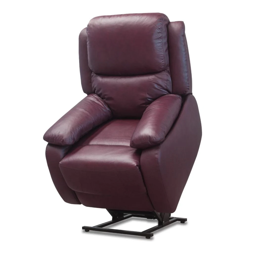 Parker Leather 1 Seater Lift and Rise Chair by Sofahouse - Parker Range - Image 8