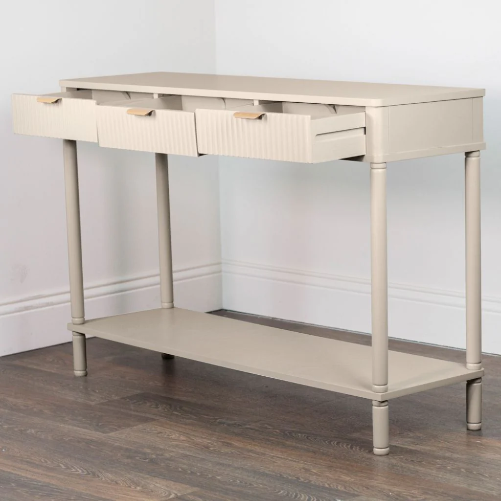 Parson 3 Drawer Console Table by Tara Lane - Image 2