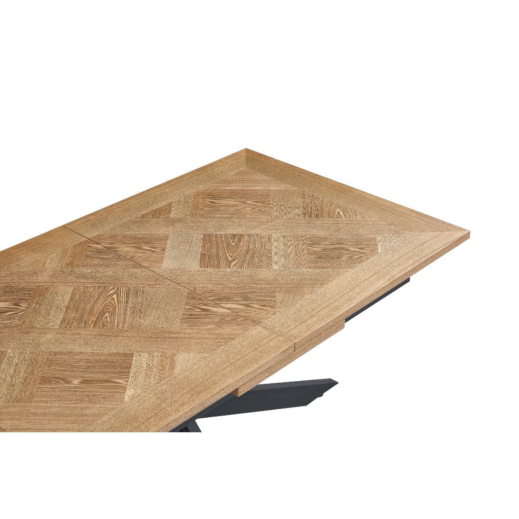 Patti 1.6m Extending Oak Dining Table - Image 3