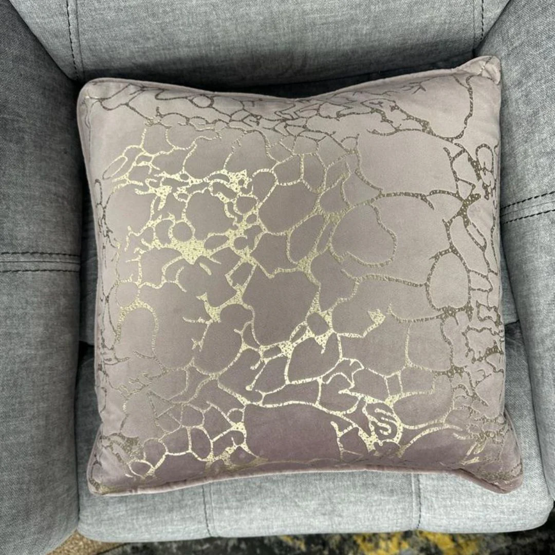 Pink and Gold Cushion