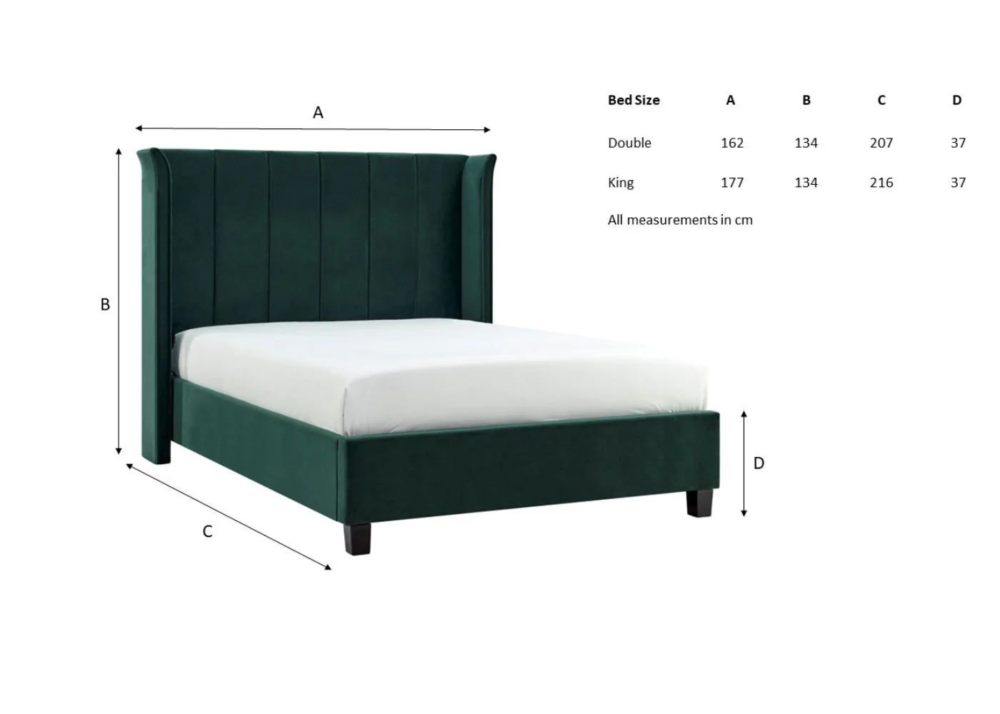 Polaris Emerald Bedframe Range by Limelight - Emerald Bedframe Collection - Image 9