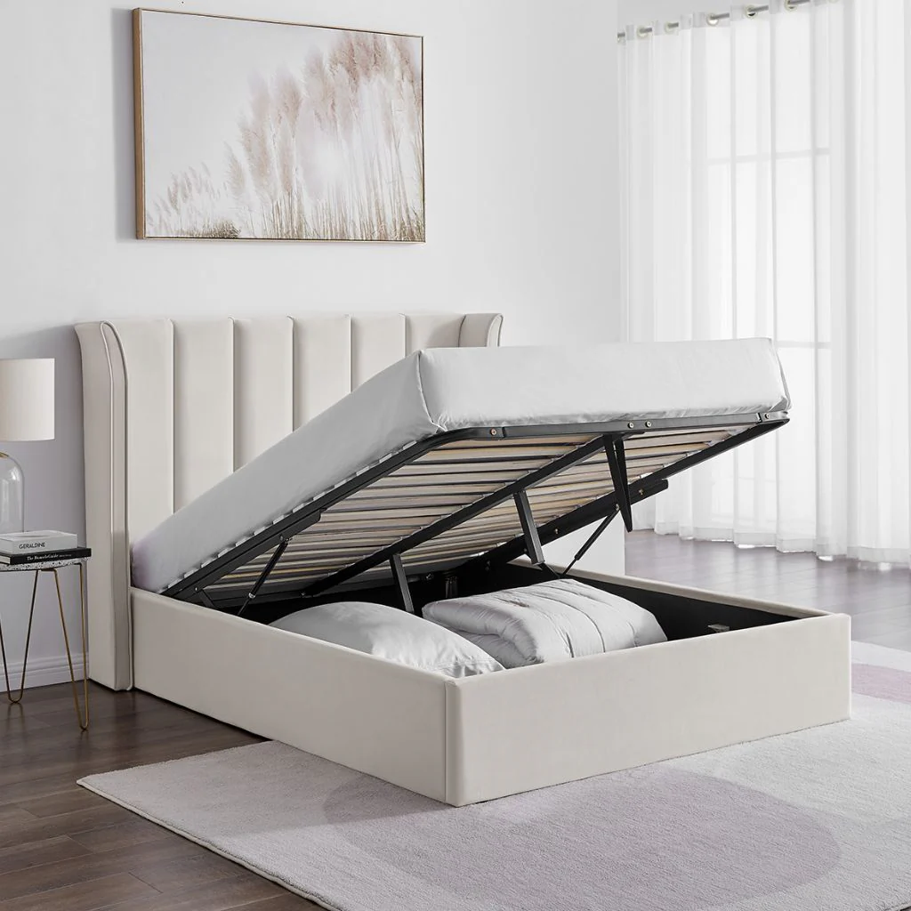 Polaris Natural Storage Bedframe by Limelight