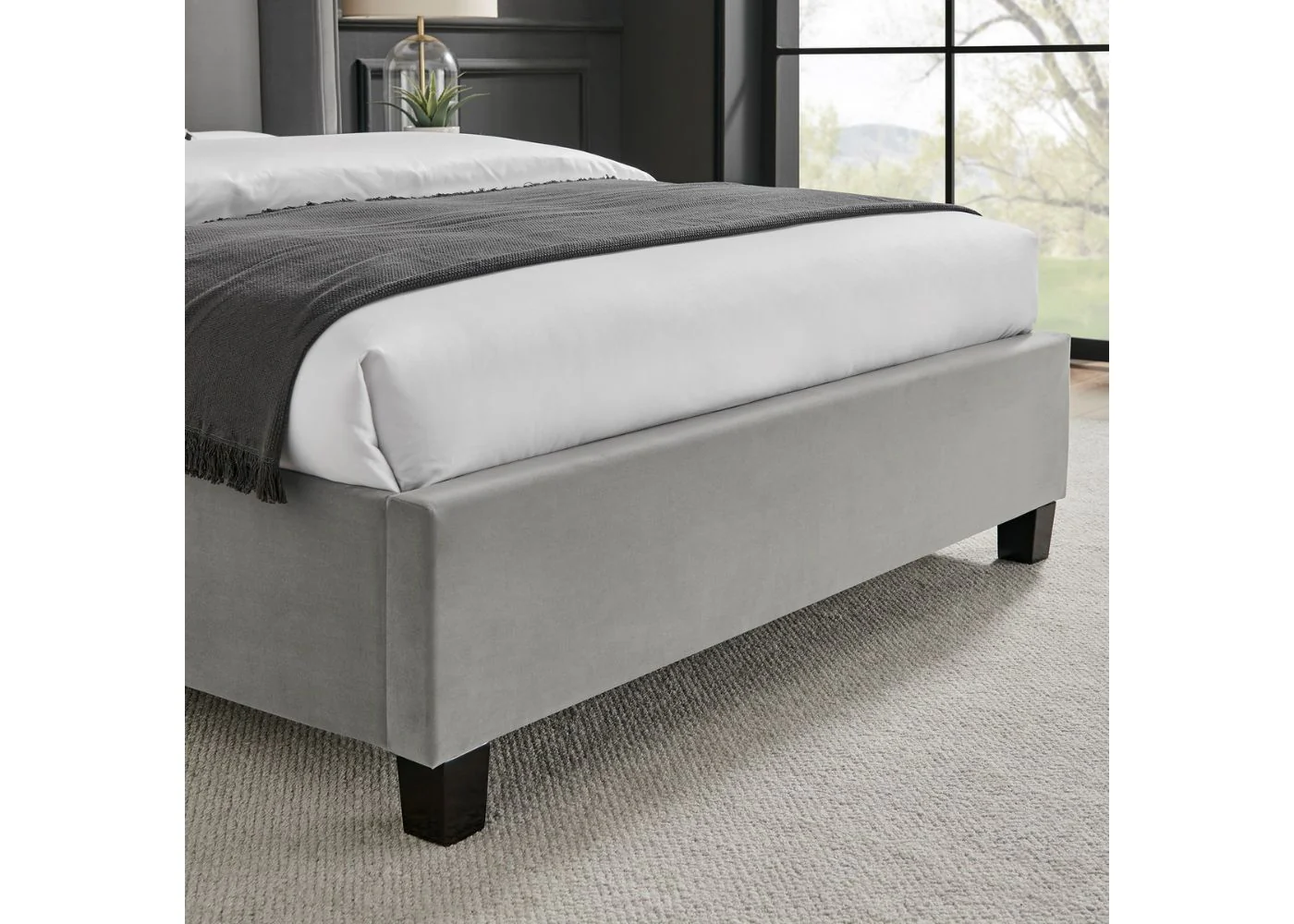 Polaris Silver Bedframe Range by Limelight - Silver Bedframe - Image 4
