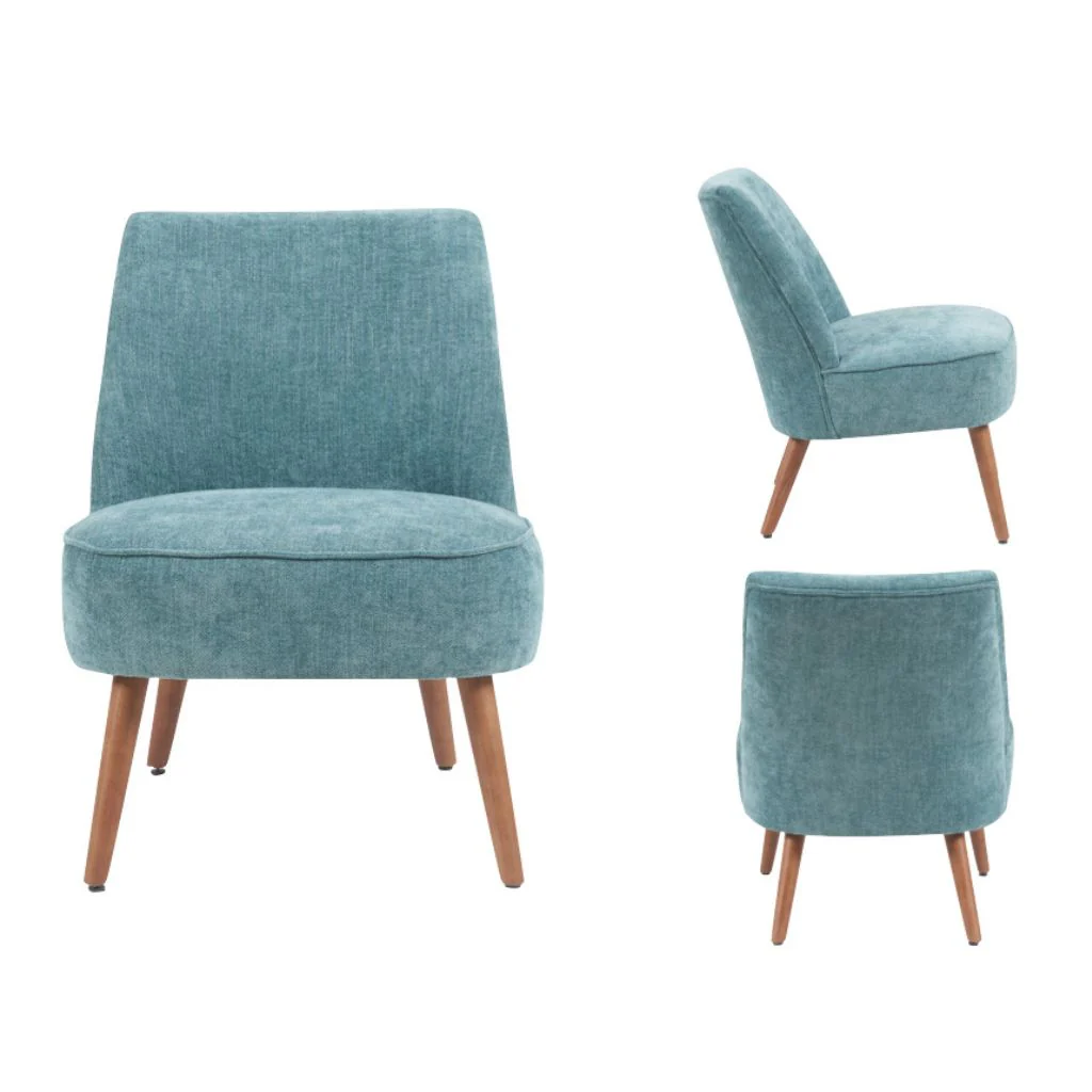 Reagan Teal Accent Chair by Annaghmore - Image 3