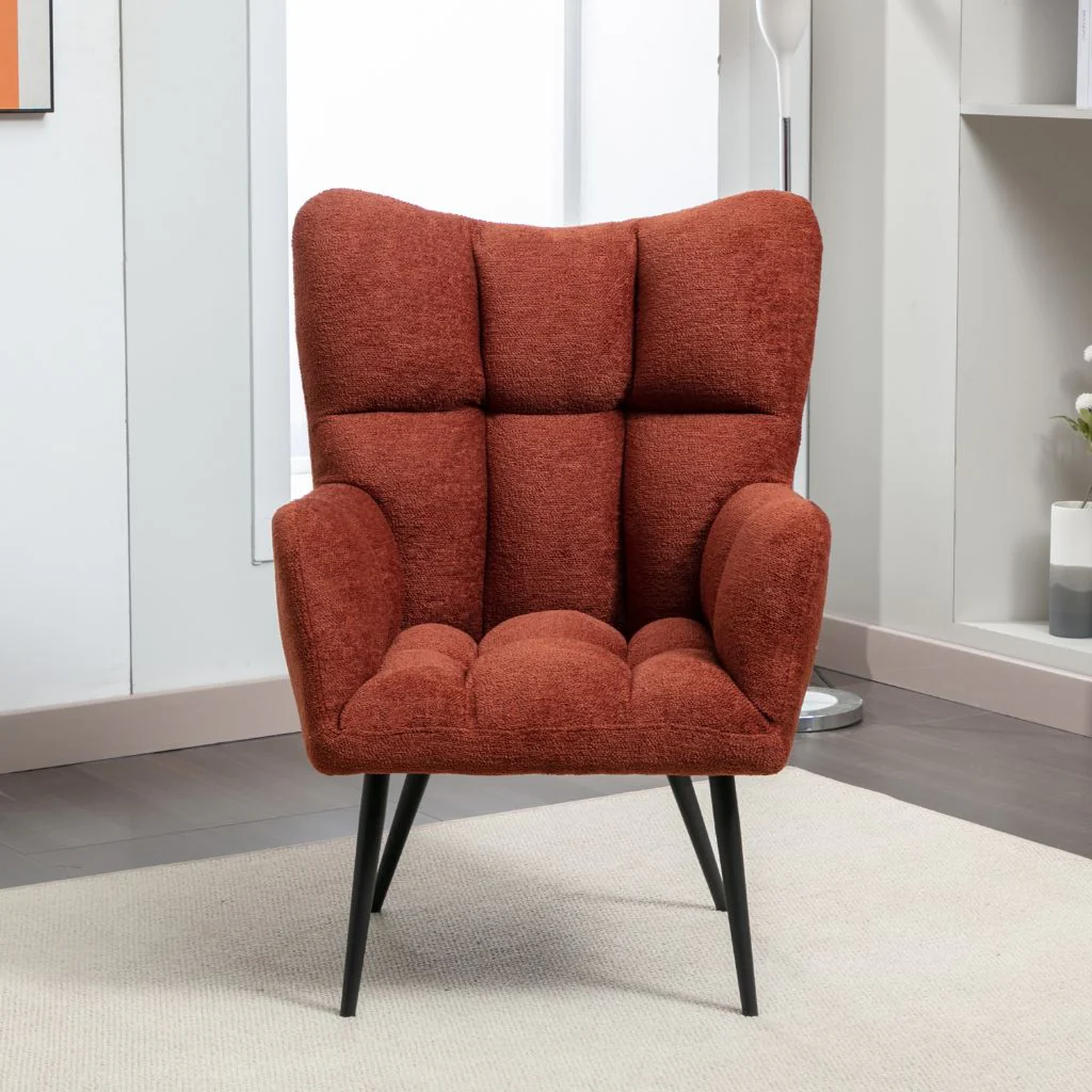 Reese Rust Accent Chair by Image - Image 2