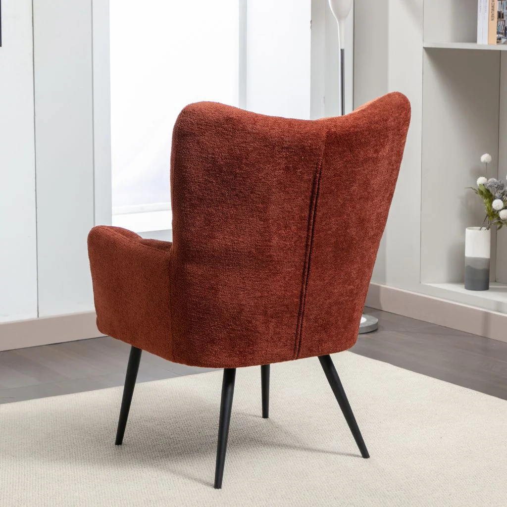 Reese Rust Accent Chair by Image - Image 3