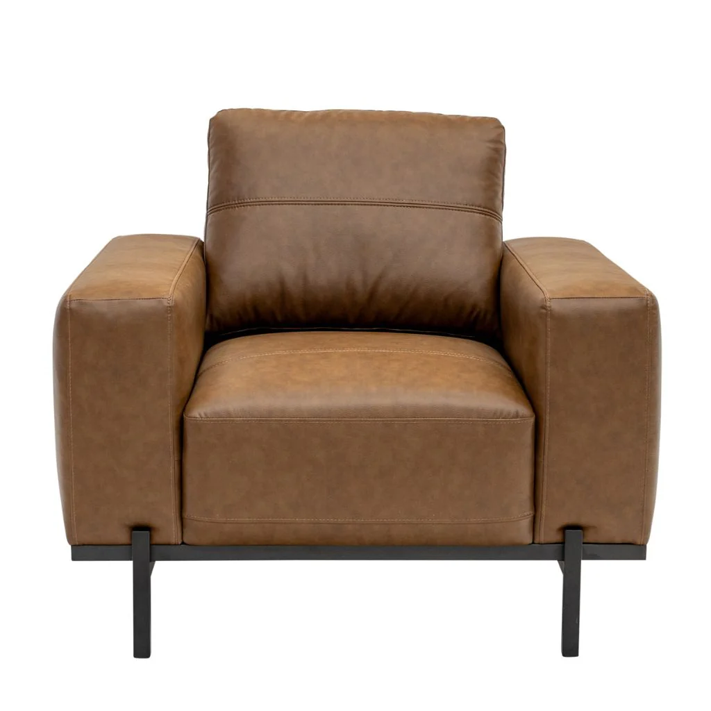 Reggi Tan Fabric Sofa Range - Image 5