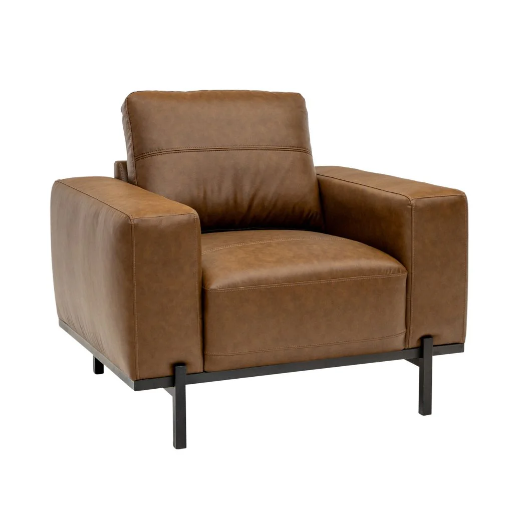 Reggi Tan Fabric Sofa Range - Image 6