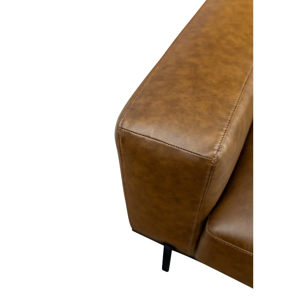 Reggi Tan Fabric Sofa Range - Image 8