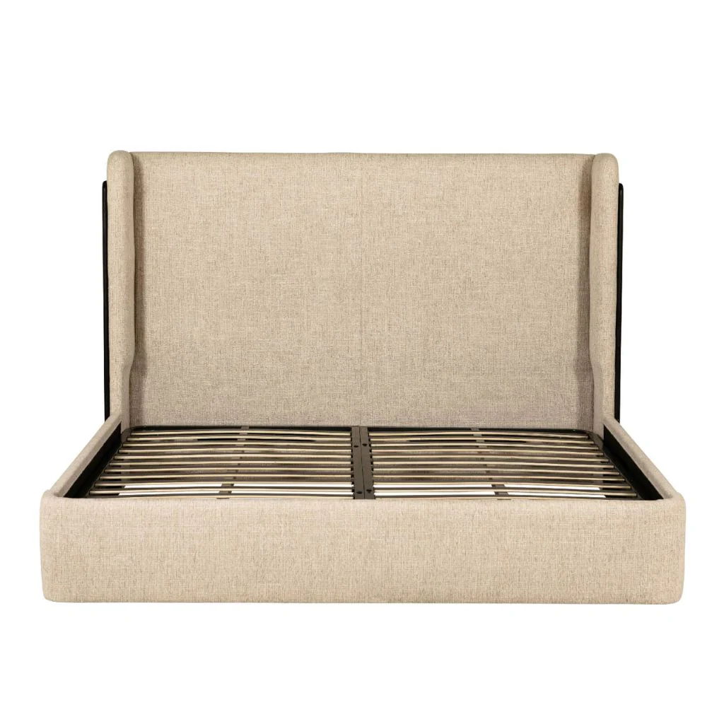 Rhodes Ebony Bedframe Range by Vida Living - Image 3