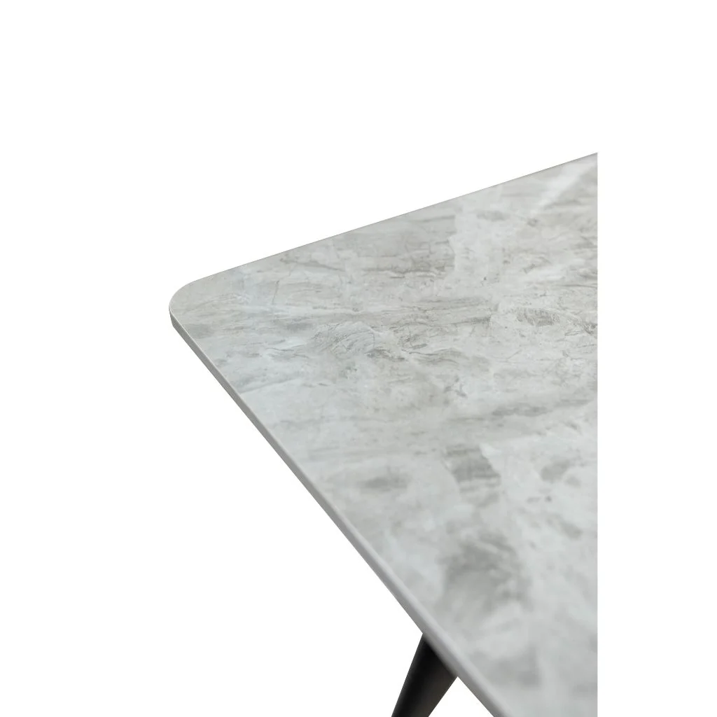 Riano 1.6m Italy Grey Sintered Stone Dining Table - Image 2