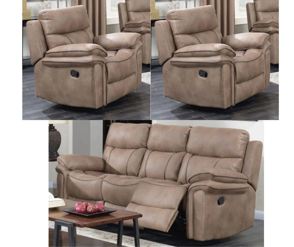 Richmond Sahara Reclining Sofa by Annaghmore in Sahara Colour - Image 6