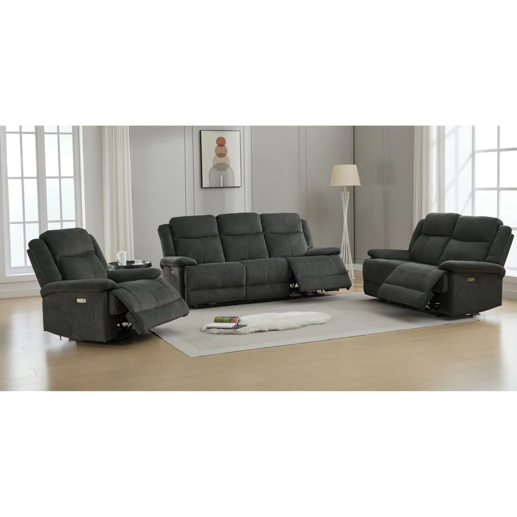 Rockport Thunder Electric Reclining Sofa Range by Annaghmore