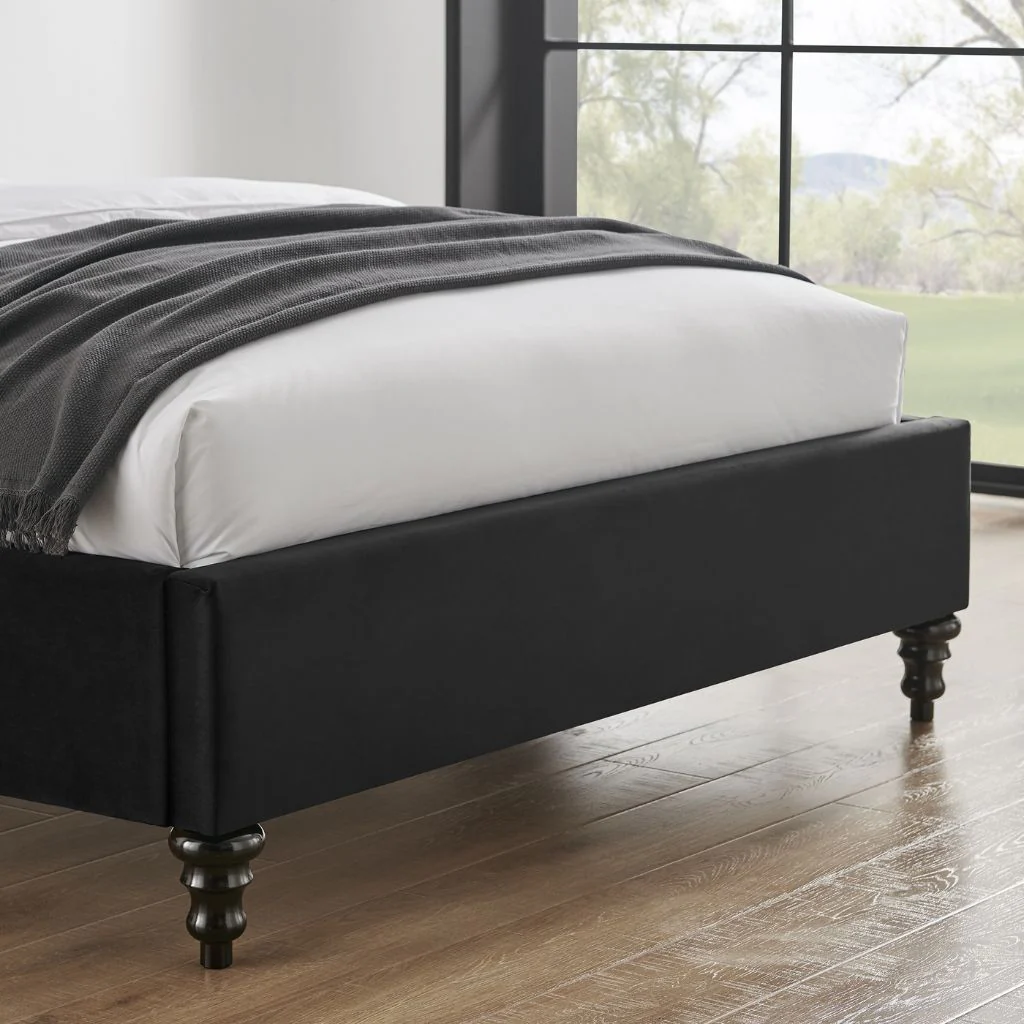Rosa Black Bedframe Range by Limelight - Image 3