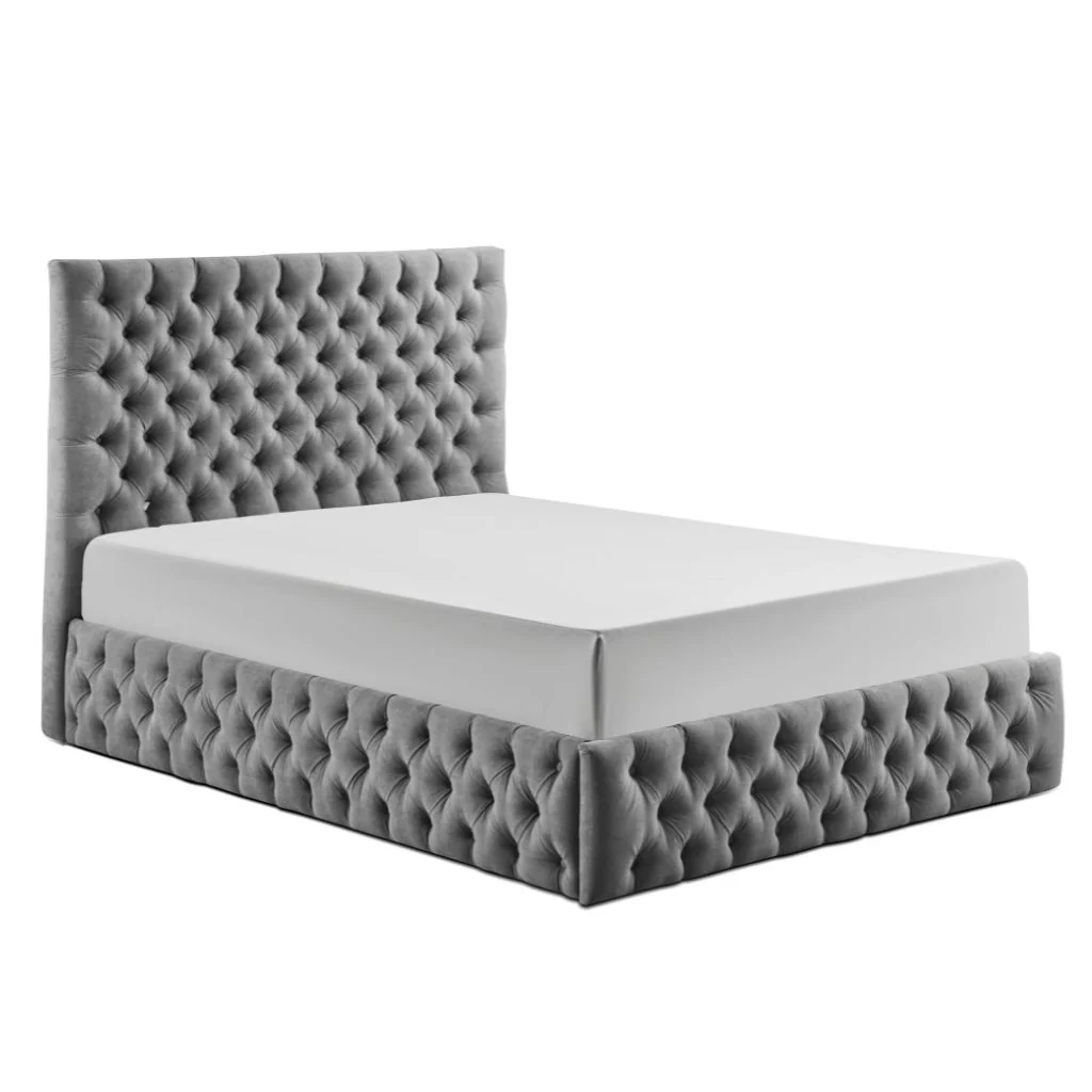 Rosa Grey Bedframe Range by Honey B
