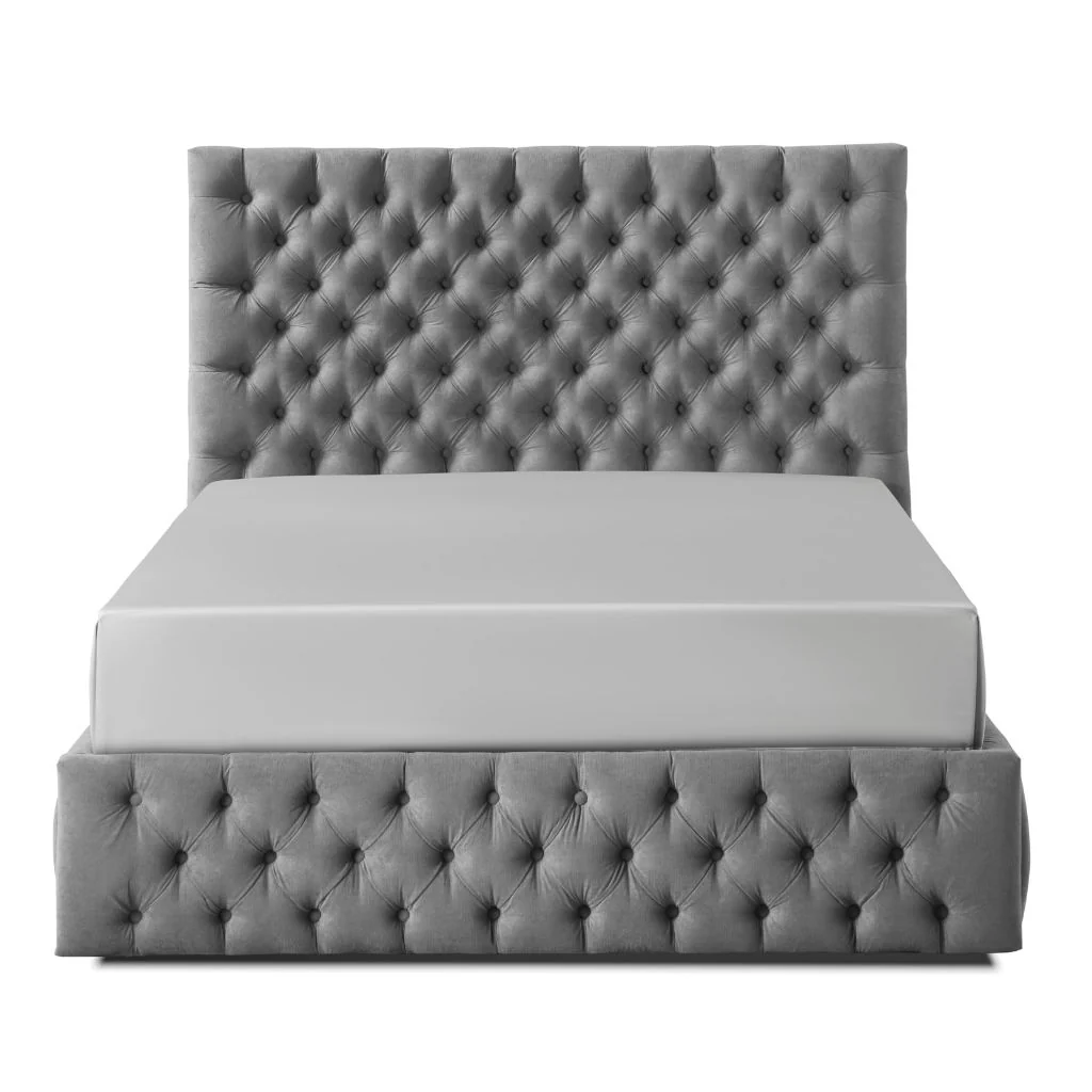 Rosa Grey Bedframe Range by Honey B - Image 3