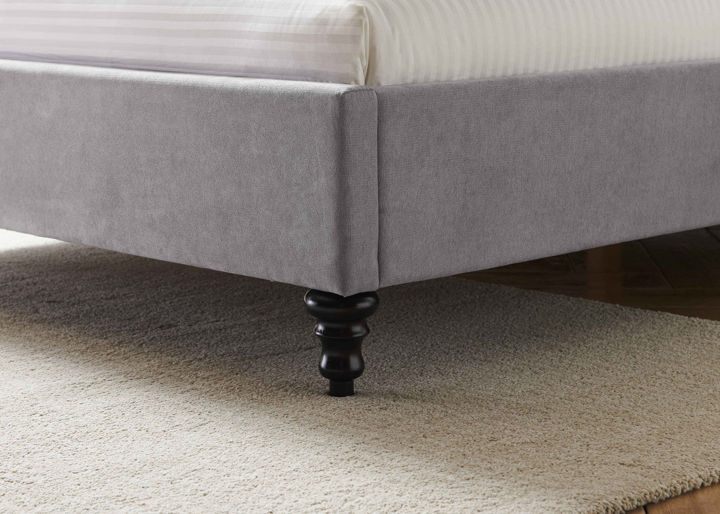 Rosa Light Grey Bedframe Range by Limelight - Image 4