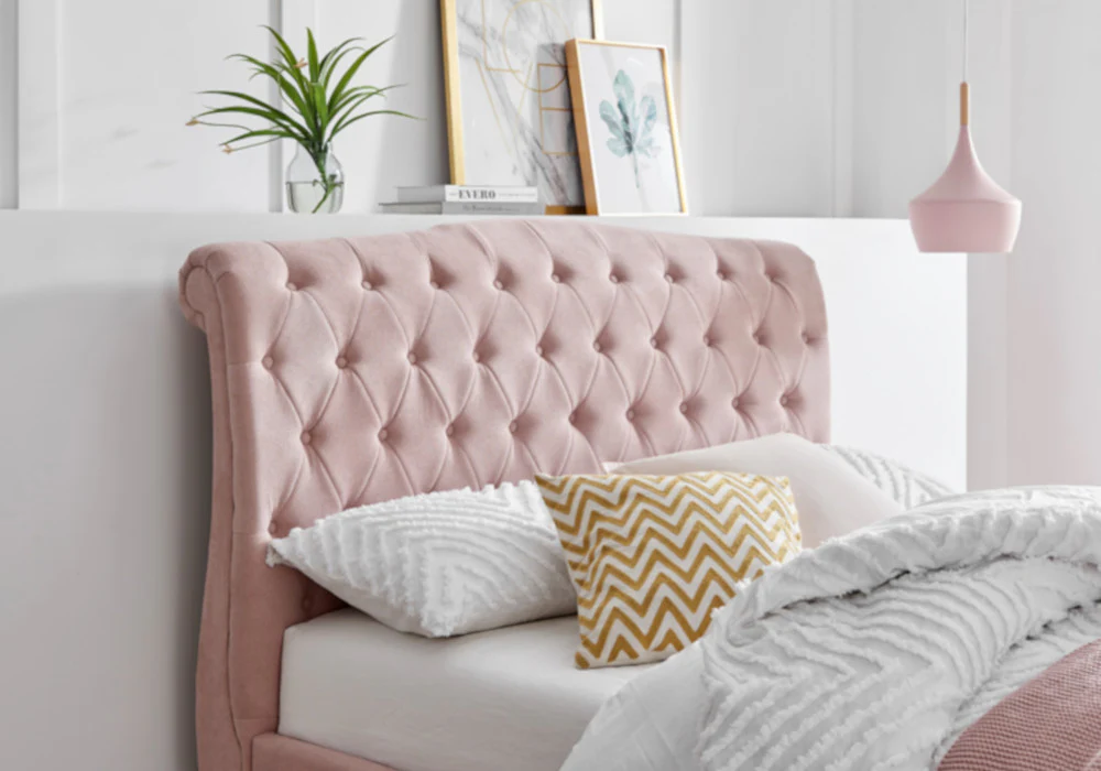 Rosa Pink Bedframe Range by Limelight - Image 3